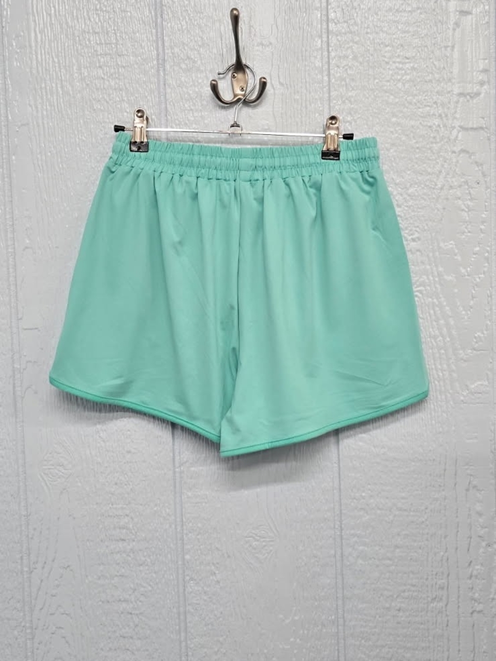 New Jess Lea Medium Mint Athletic Drawstring Shorts - Picture 2 of 3